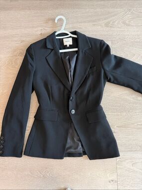 Reformation Black Tailored Women's Blazer Jacket